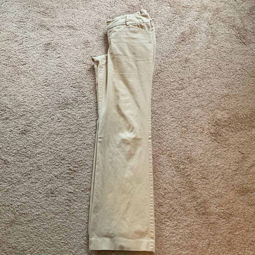 Stretchy khaki pants
